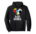 Autism Soccer Funny Autism Puzzle Hoodie - Fun Novelty Design Men Women