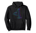 Soccer Silhouette Soccer Player Hoodie - Fun Novelty Design for Adults