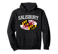 Salisbury Md Maryland Flag Usa Sports Hoodie - Fun Novelty Design Unisex