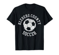 Kleberg County Soccer Distressed 90S T-Shirt - Graphic Print for Adults