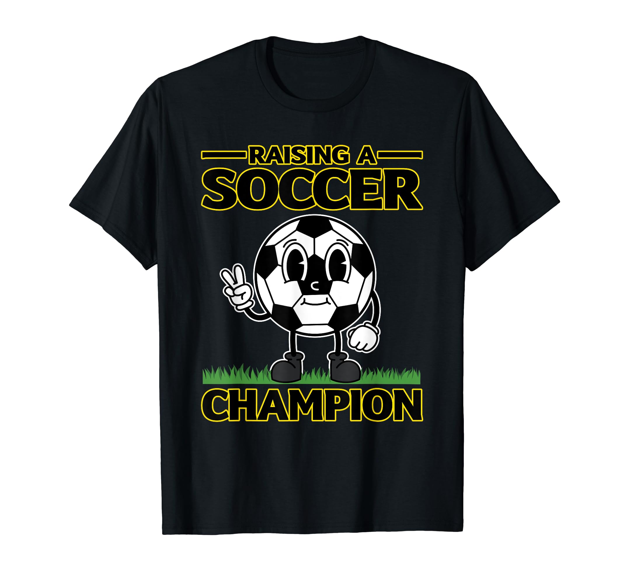 Raising Soccer Champion T-Shirt - Minimalist Print Unisex