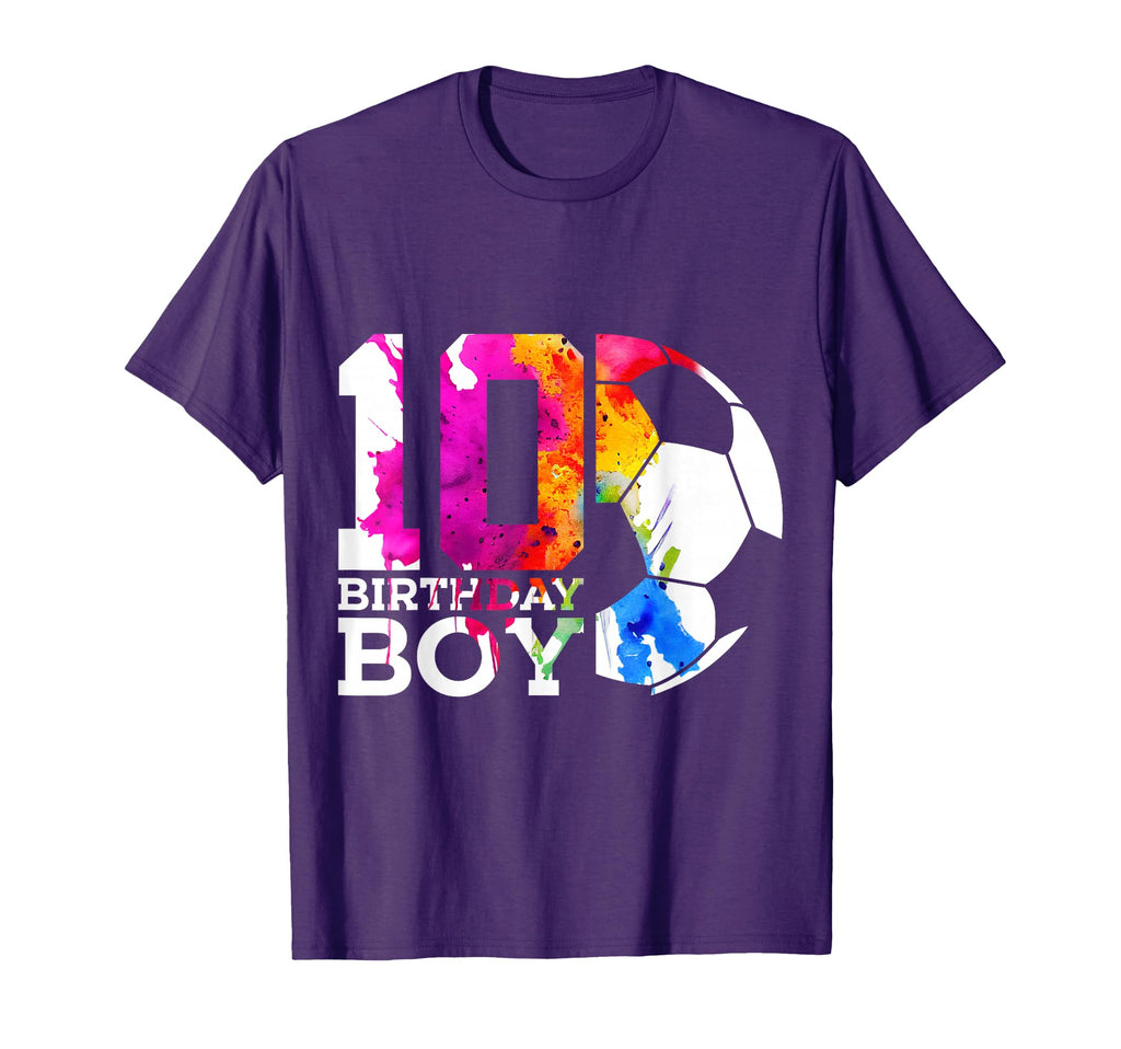10 Birthday Soccer 10Th Birthday T-Shirt - Fun Novelty Design Unisex