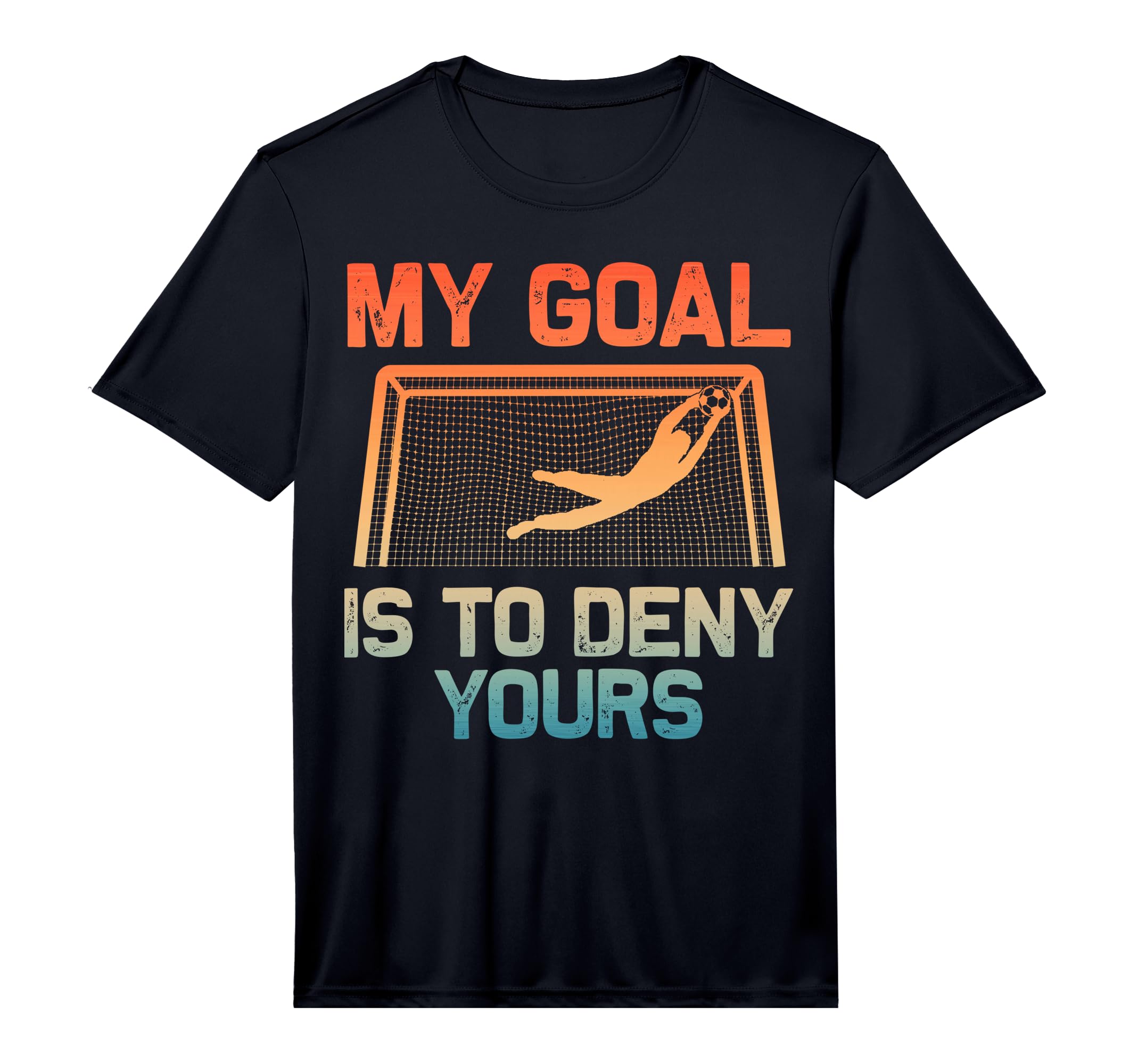 Soccer Goalie Art Gag Soccer Player T-Shirt - Fun Novelty Design Men Women