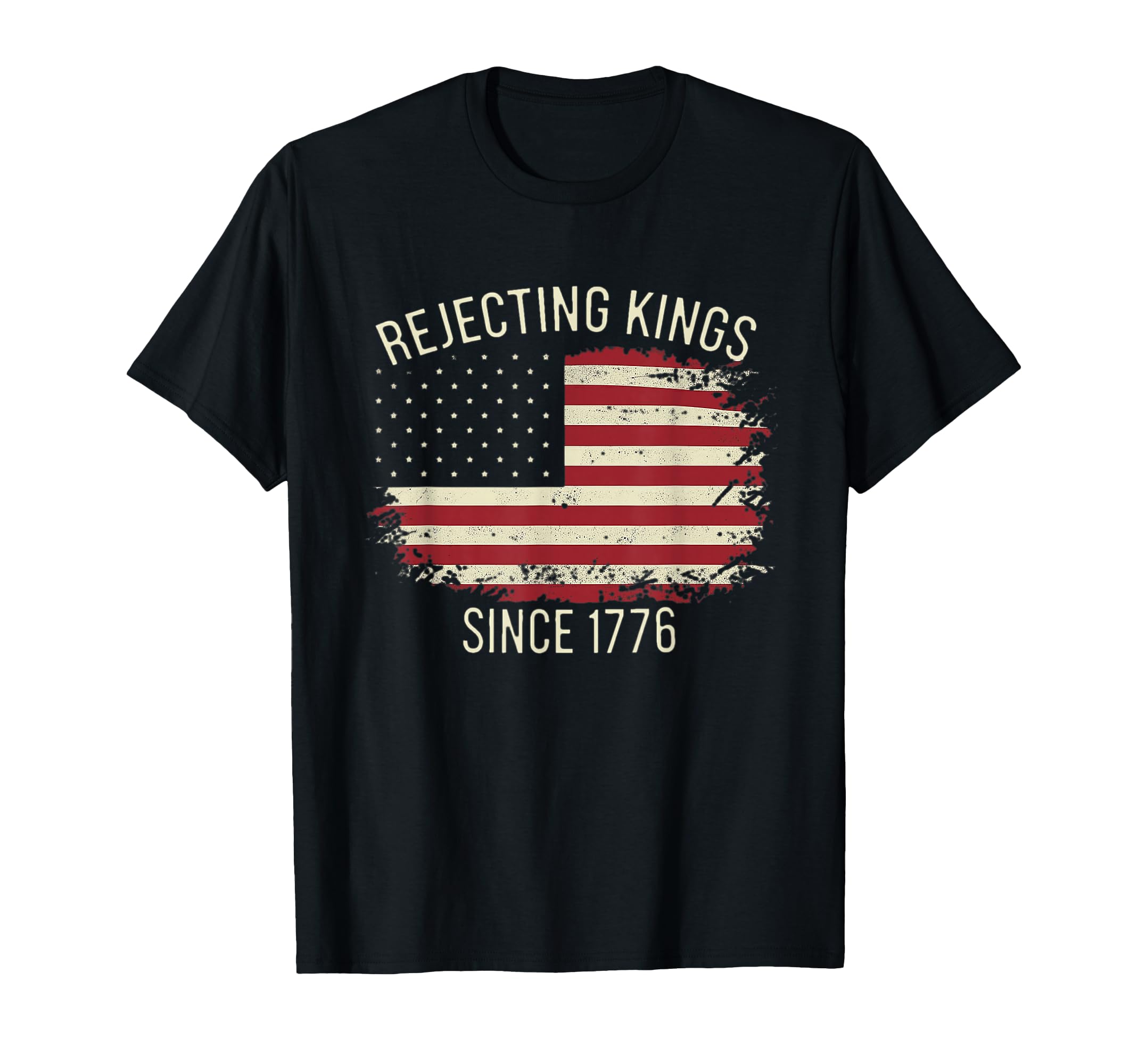No Kings Patriotic Freedom Liberty Usa T-Shirt - Unique Graphic Men Women