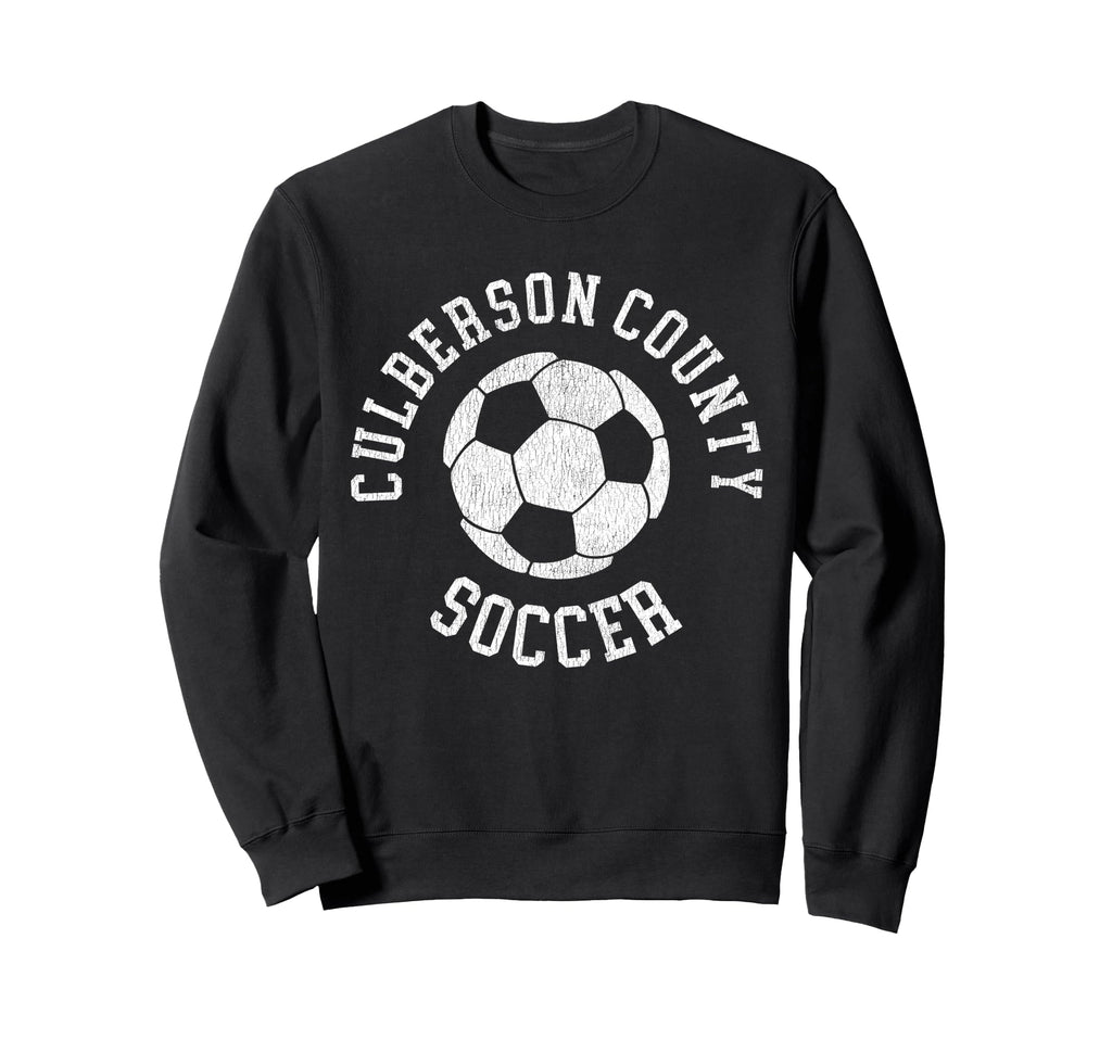 Culberson County Soccer Distressed 90S Sweatshirt - Streetwear Style Unisex