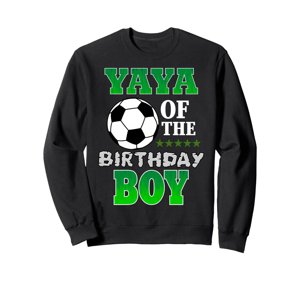 Yaya Birthday Soccer Stars Sweatshirt - Casual Everyday Wear for Adults
