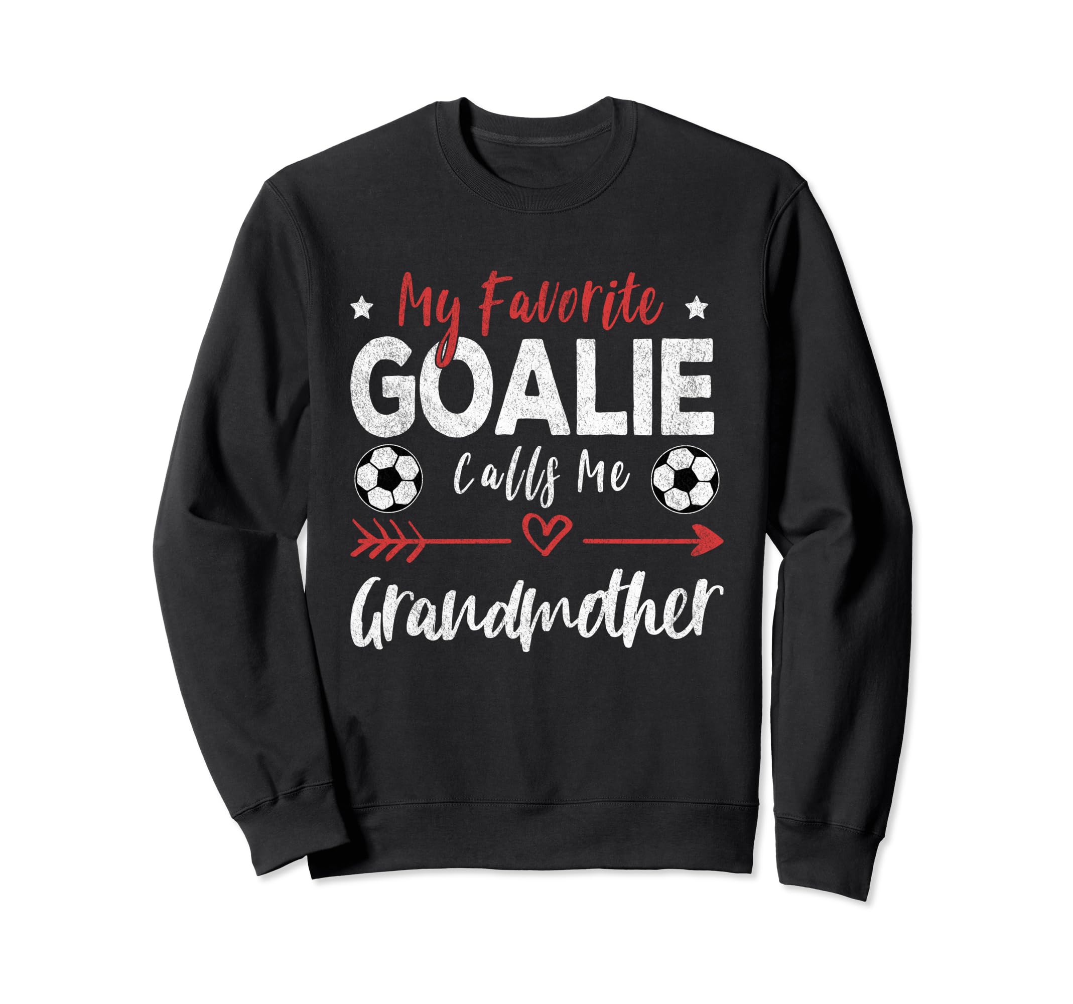 My Favorite Goalie Calls Me Sweatshirt - Minimalist Print Unisex