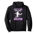 Just Who Loves Soccer Hoodie - Unique Graphic for Adults