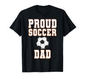 Proud Soccer Dad Game Day Sports Parent T-Shirt - Graphic Print for Adults