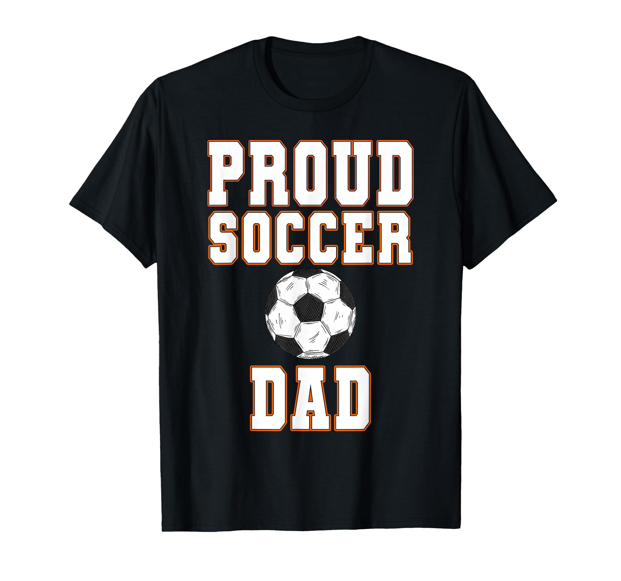 Proud Soccer Dad Game Day Sports Parent T-Shirt - Graphic Print for Adults