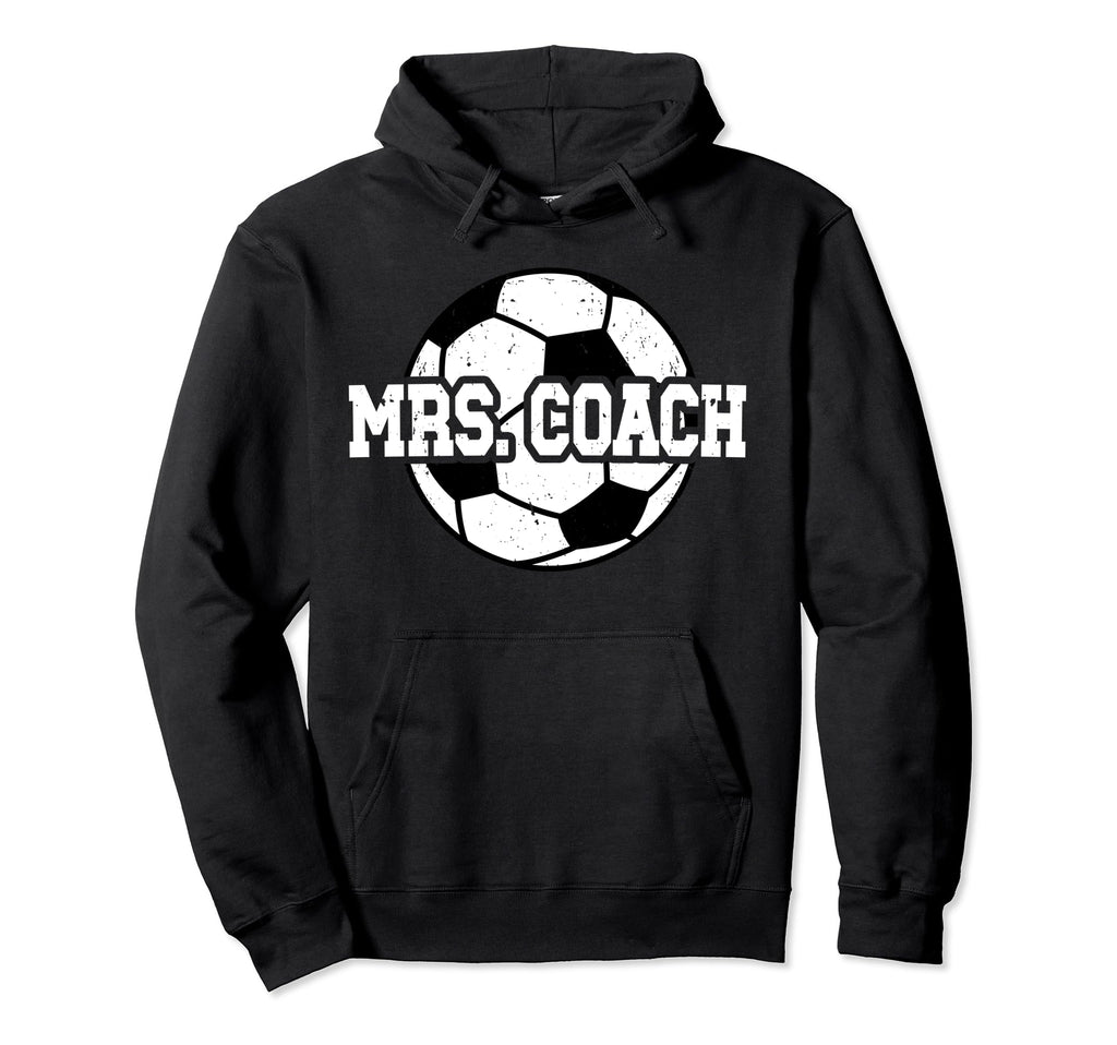 Mrs Coach Soccer Coach Wife Soccer Coach Hoodie - Unique Graphic Men Women