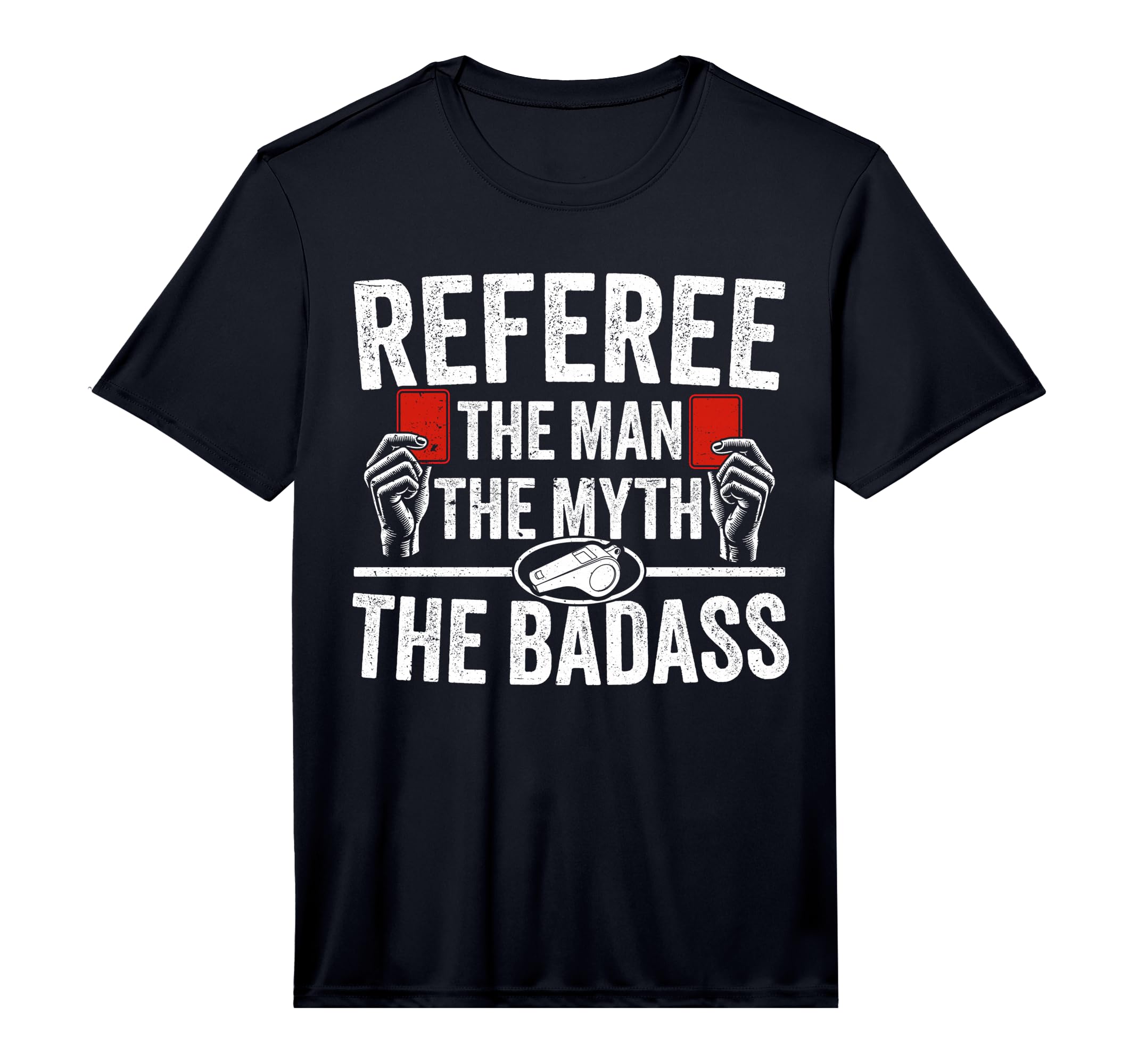 Mens Soccer Ref Funny Soccer Referee T-Shirt - Minimalist Print Men Women