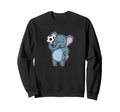 Soccer Animal Ball Fan Sweatshirt - Casual Everyday Wear for Adults