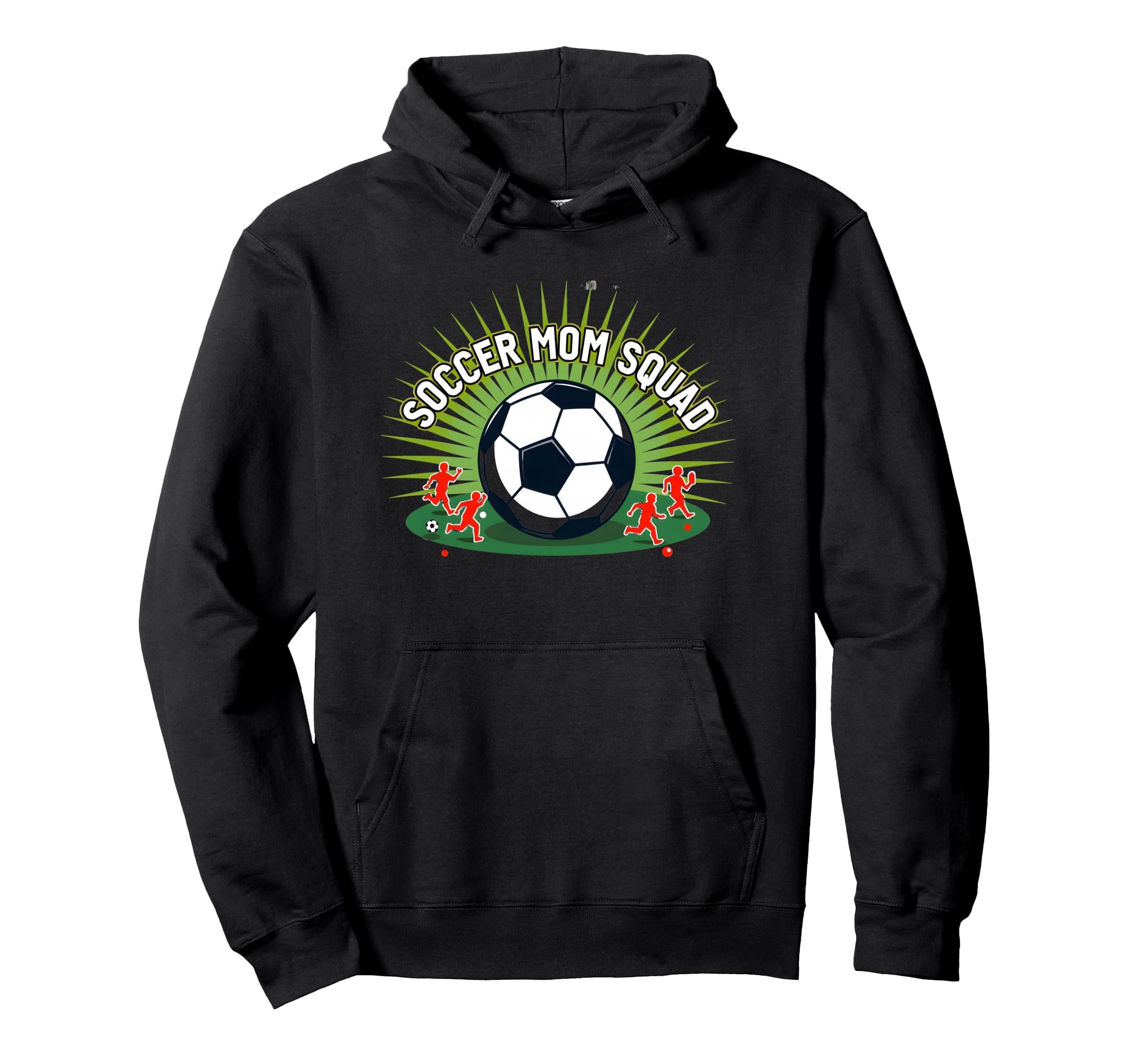 Soccer Mom Squad Sporty Parent Team Hoodie - Aesthetic Graphic Men Women