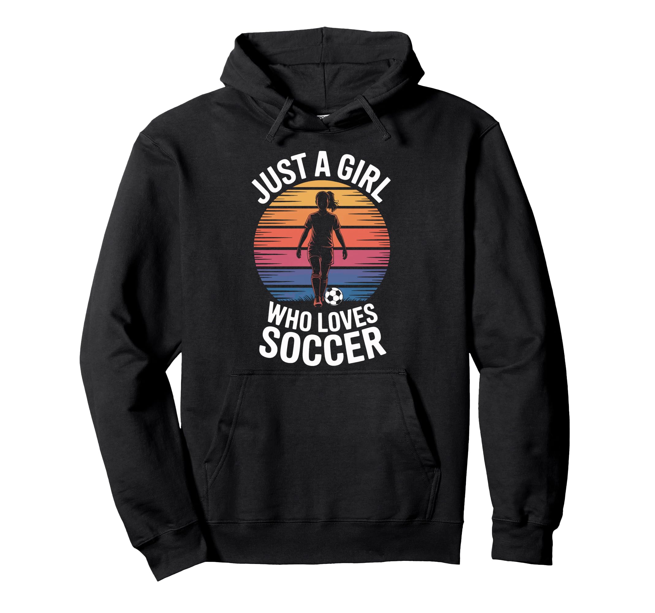 Just Who Loves Soccer Soccer Players Hoodie - Custom Art Print Men Women