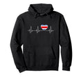 Costa Rica Love And Costa Rican Flag Heart Hoodie - Trendy Graphic Unisex