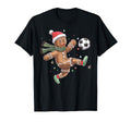 Gingerbread Soccer Player Cookie Game T-Shirt - Fun Novelty Design Unisex