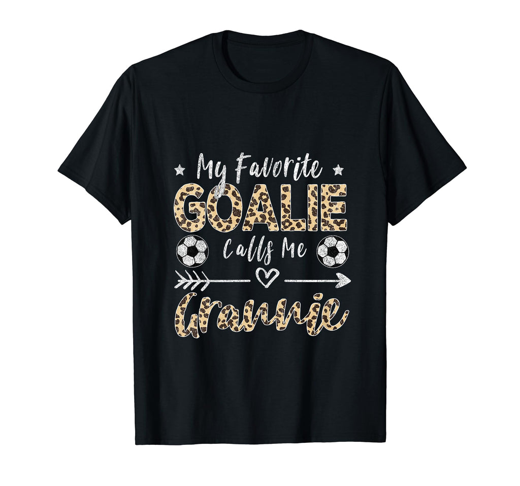 My Favorite Goalie Calls Me Grannie T-Shirt - Fun Novelty Design Men Women