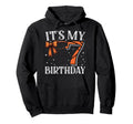 Its My 7 Birthday Seven Basketball Hoodie - Streetwear Style for Adults