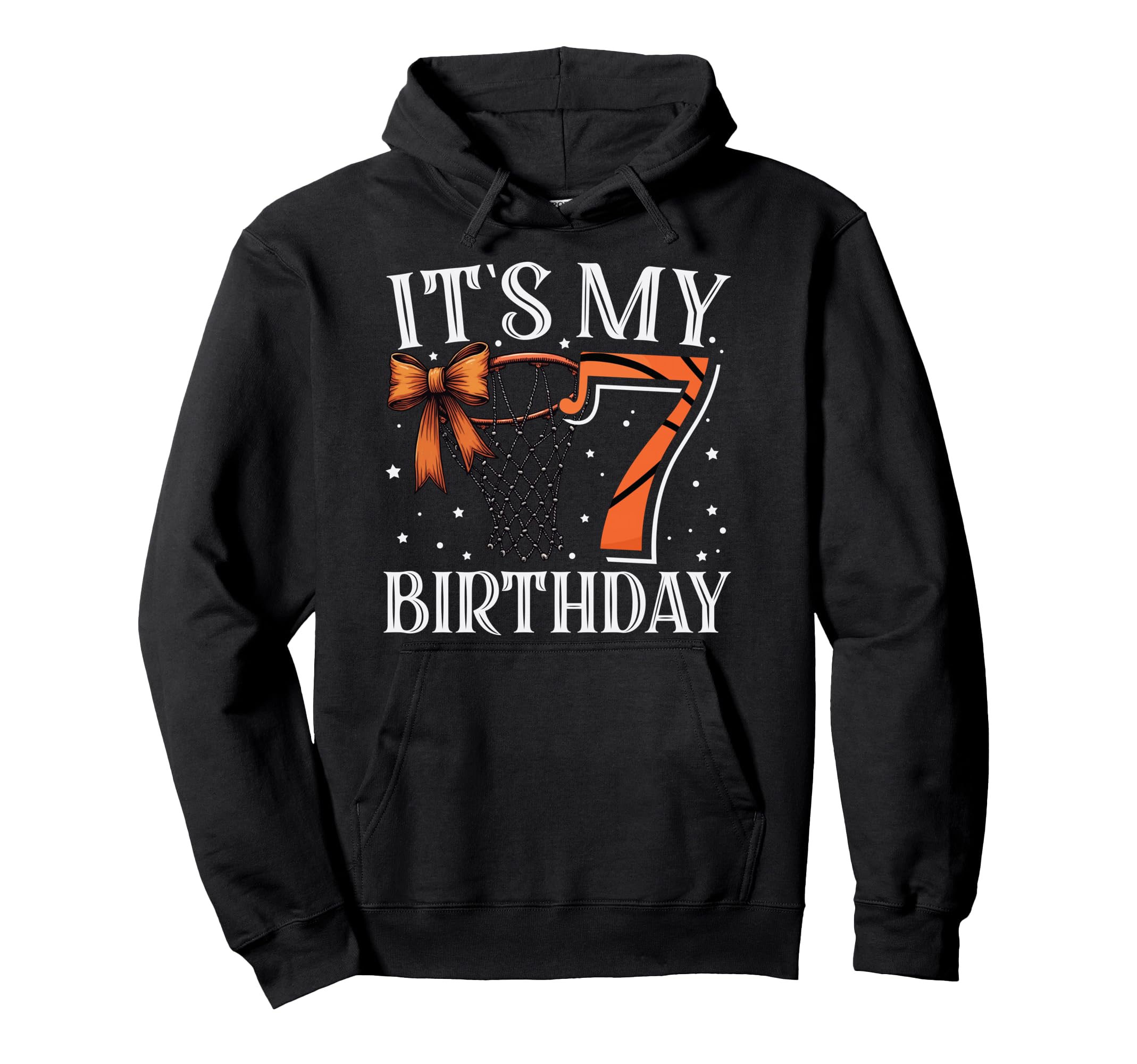 Its My 7 Birthday Seven Basketball Hoodie - Streetwear Style for Adults