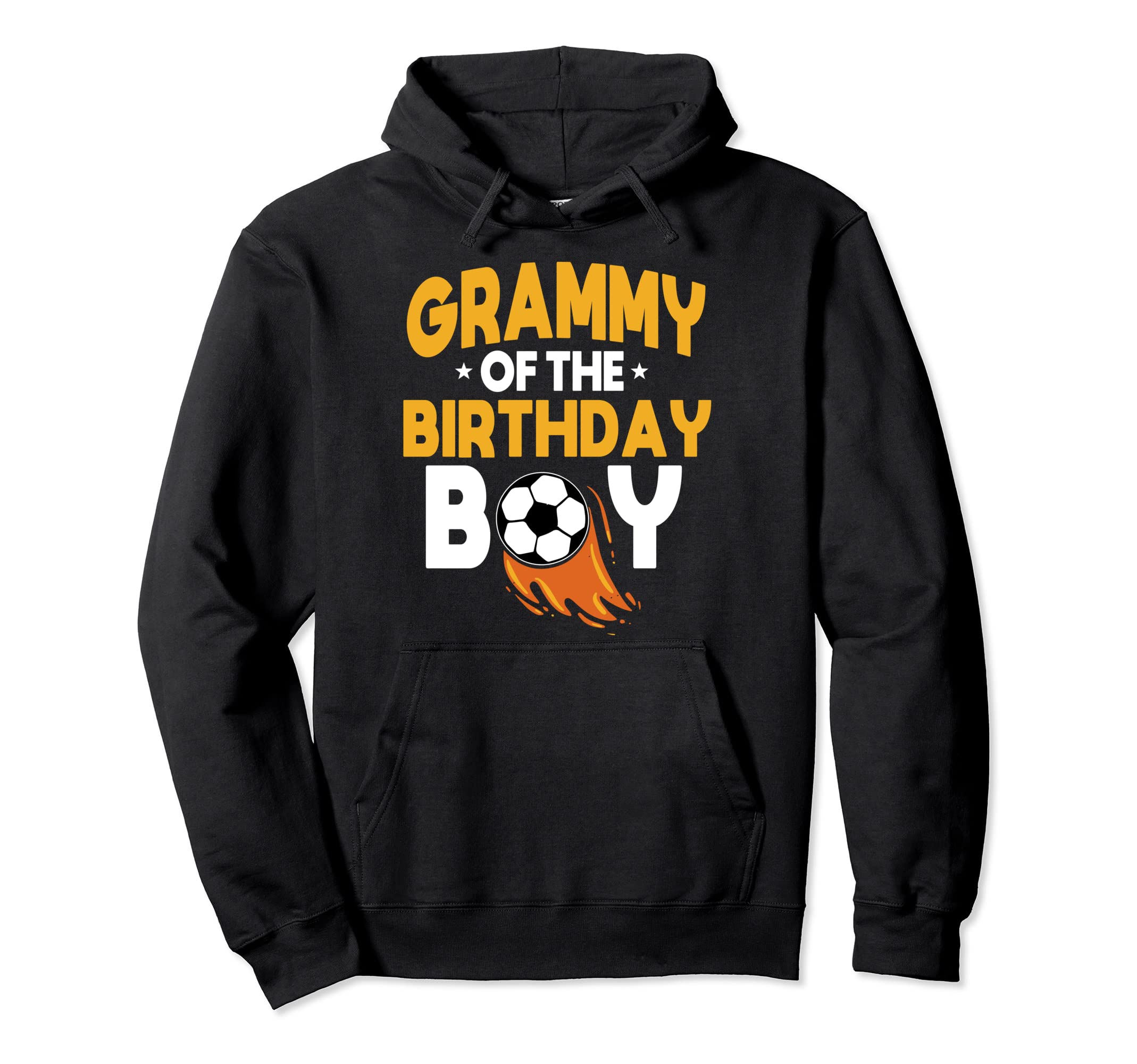 Grammy Birthday Soccer Team Bday Party Hoodie - Graphic Print Men Women