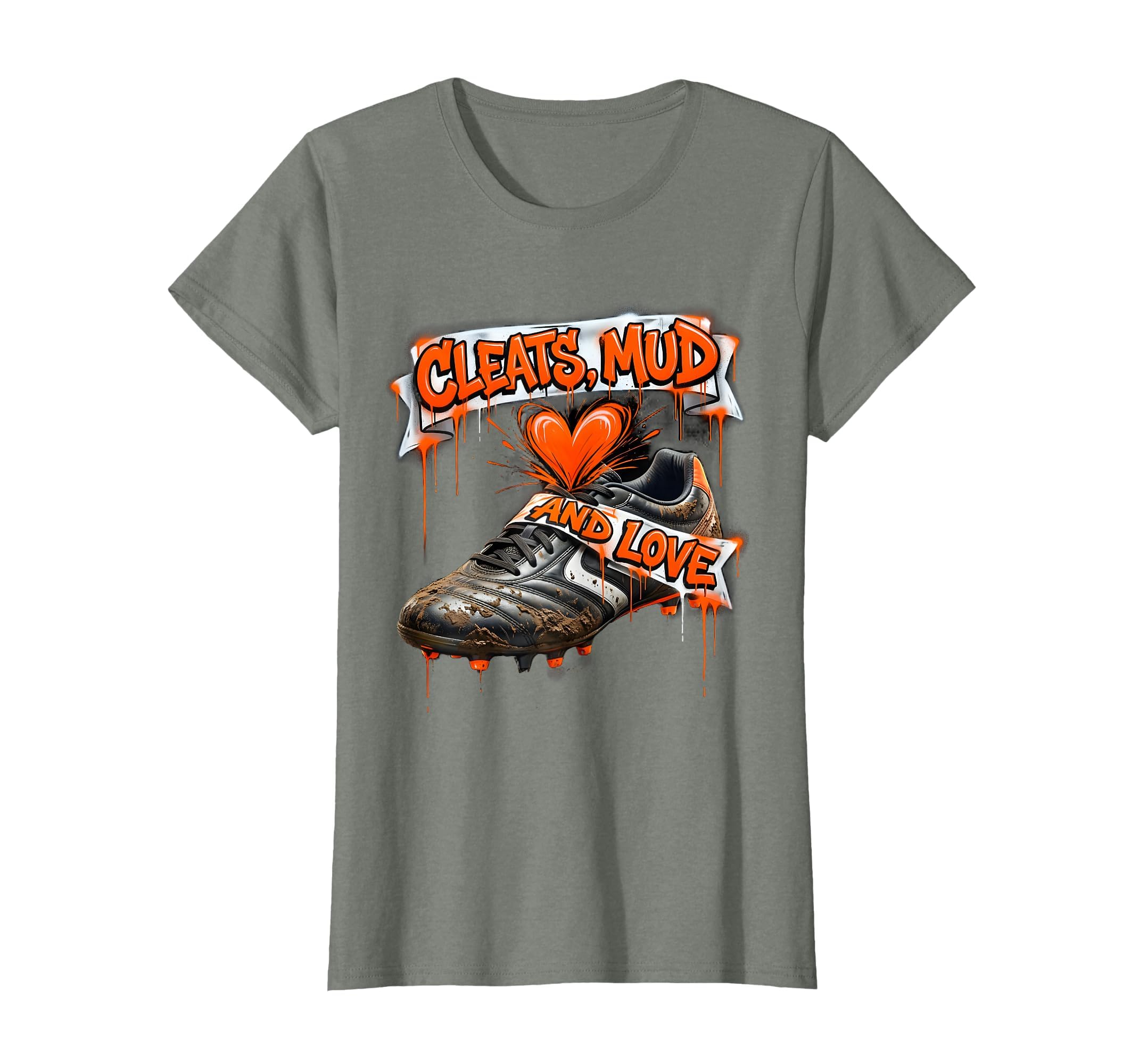 Cleats Mud And Love Soccer Dad T-Shirt - Aesthetic Graphic for Adults