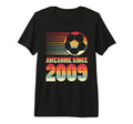 Awesome Since 2009 Soccer 17Th T-Shirt - Streetwear Style Men Women
