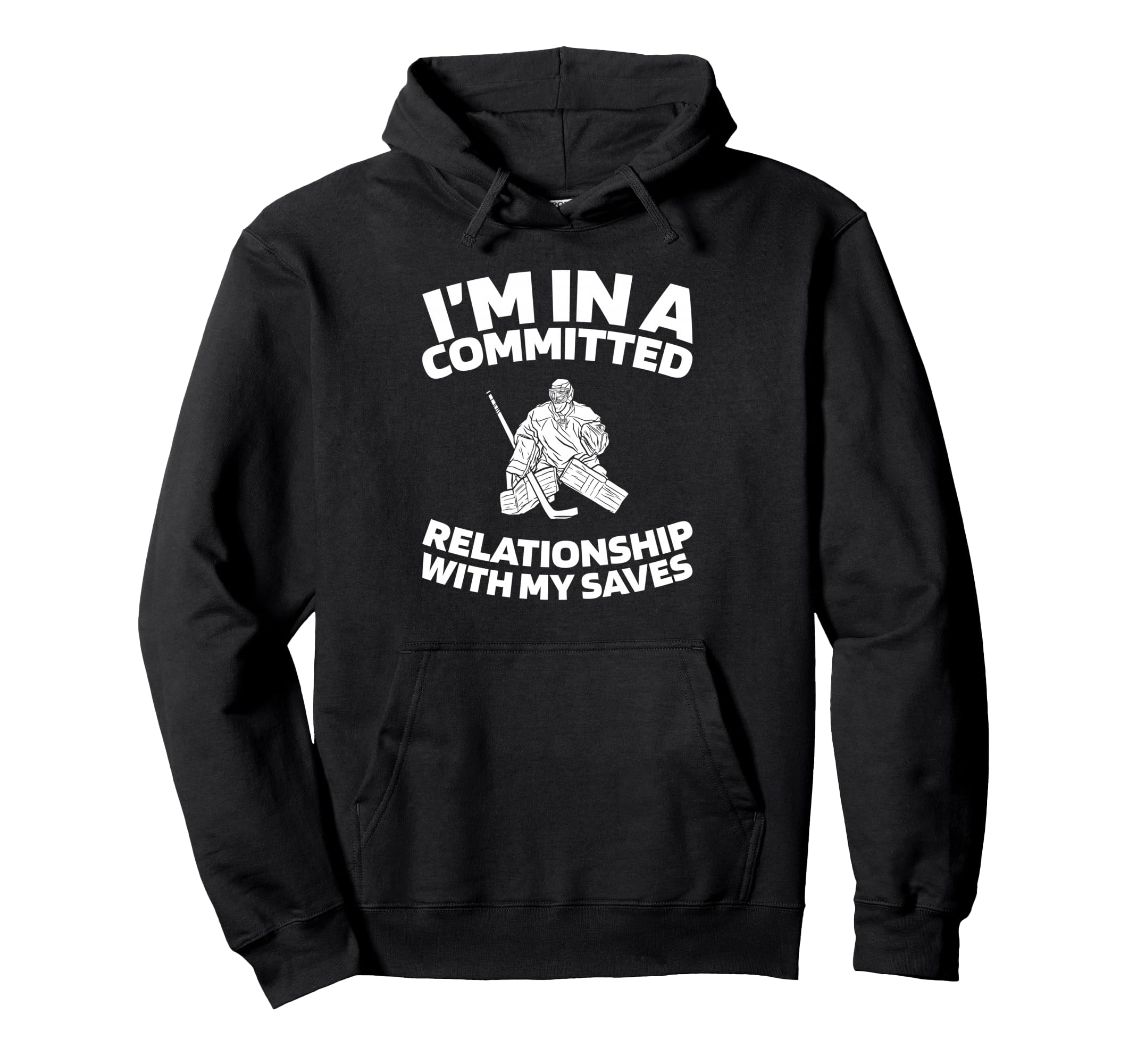Hockey Goalkeeper Ice Hockey Goalie Hoodie - Custom Art Print for Adults