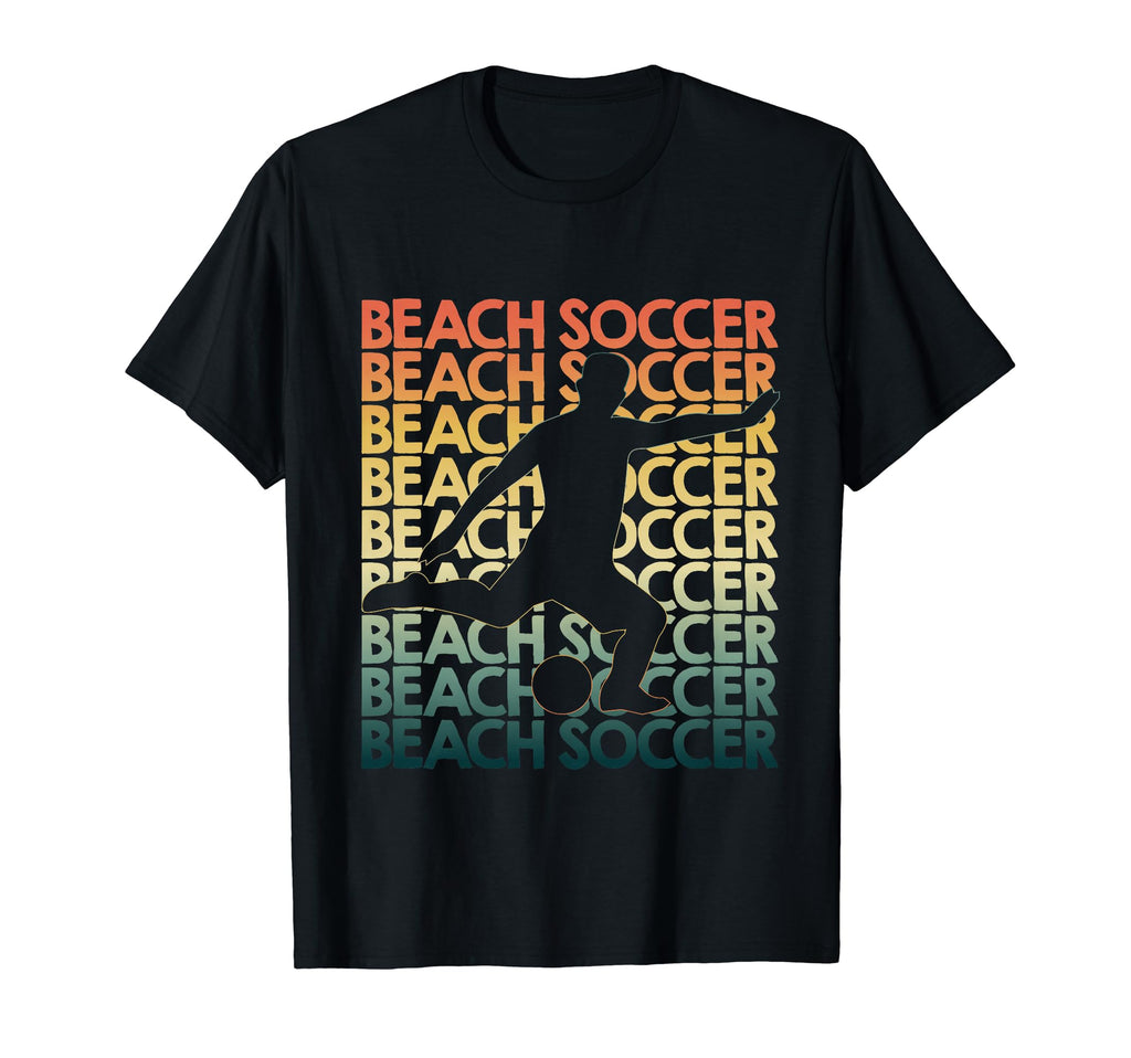 Beach Soccer Repetitive T-Shirt - Graphic Print Men Women