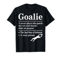 Goalie Soccer Player Who Guards Net And T-Shirt - Graphic Print for Adults