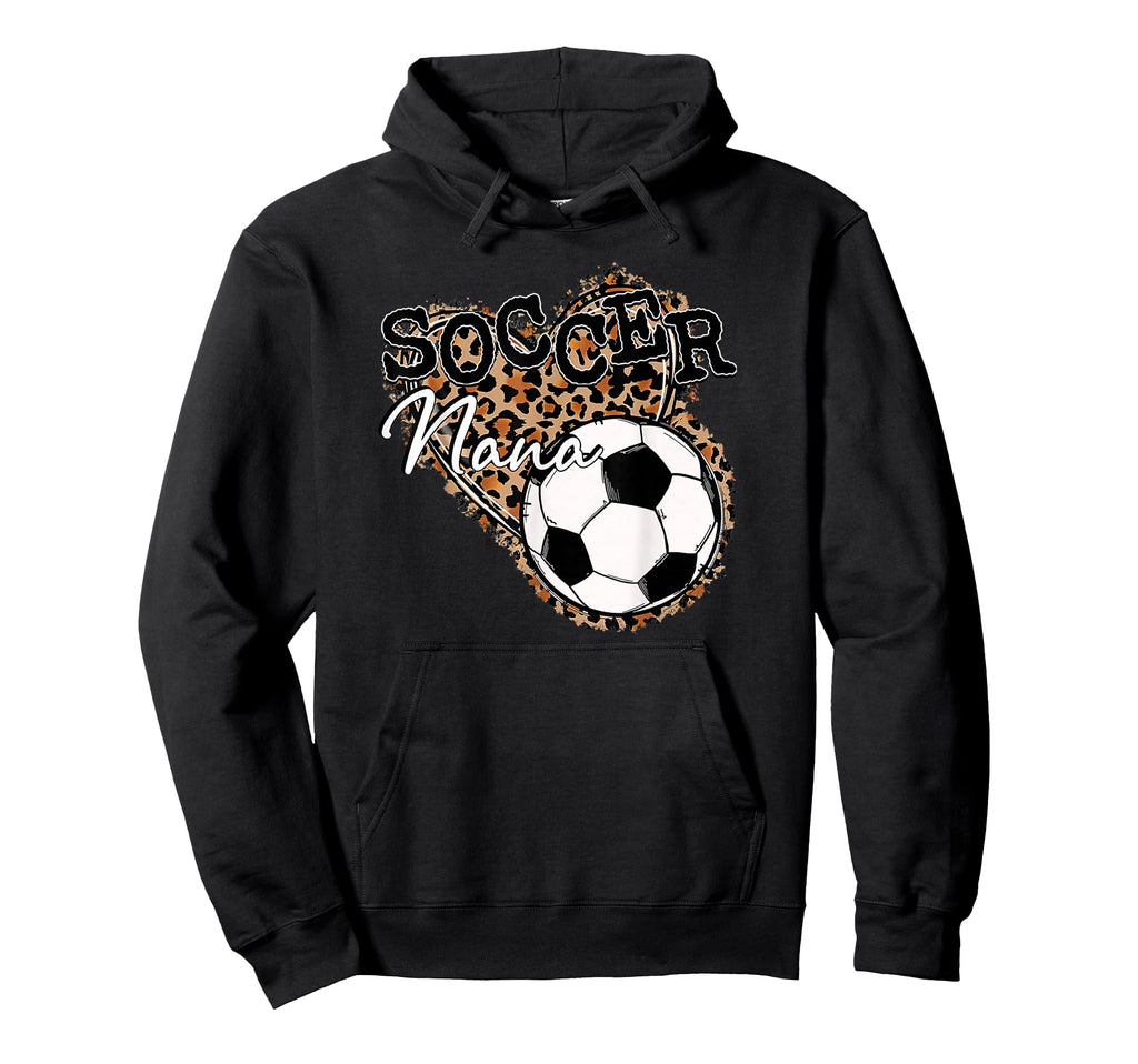 Soccer Nana Leopard Mothers Day Hoodie - Aesthetic Graphic Men Women