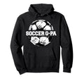 Soccer G Pa Soccer Ball Split Funny Hoodie - Fun Novelty Design Unisex