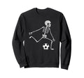 Skeleton Soccer Funny Halloween Party Sweatshirt - Streetwear Style Unisex