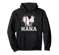 Ball Nana Baseball Soccer Heart Nana Hoodie - Aesthetic Graphic Unisex