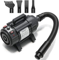 Burano Dog Dryer, High Velocity Pet Hair Dryer, 4.3HP Stepless Adjustable Speed Dog Hair Force Dryer, Powerful Pet Blower with Heater