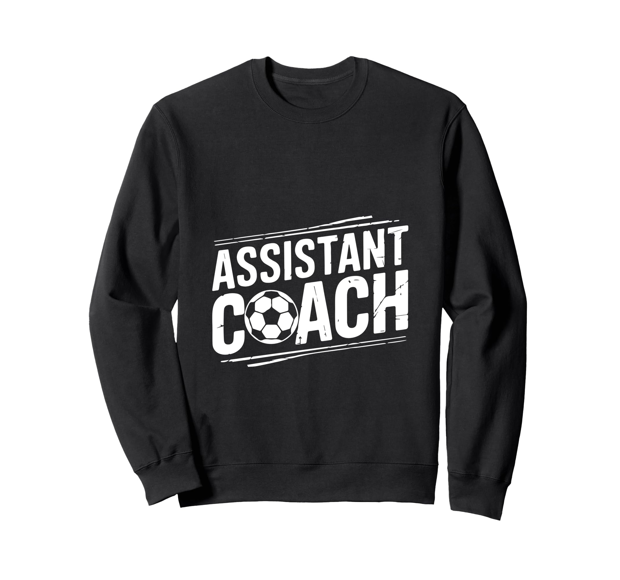 Assistant Coach Soccer Sweatshirt - Casual Everyday Wear Men Women