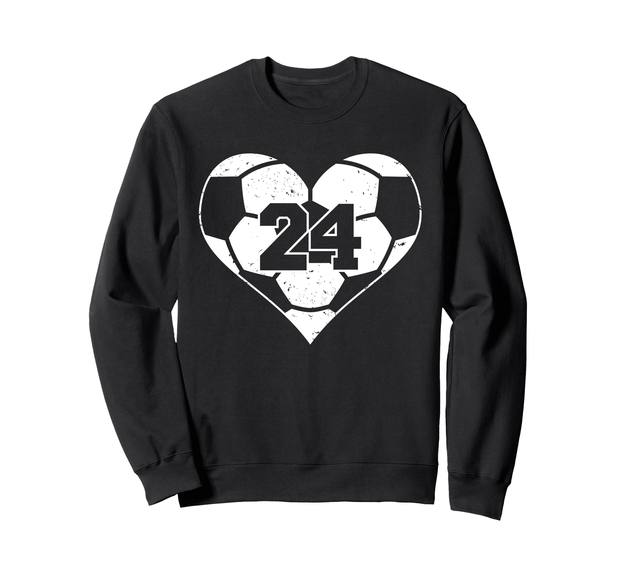 Soccer Number 24 Jersey Funny Soccer Sweatshirt - Streetwear Style Unisex
