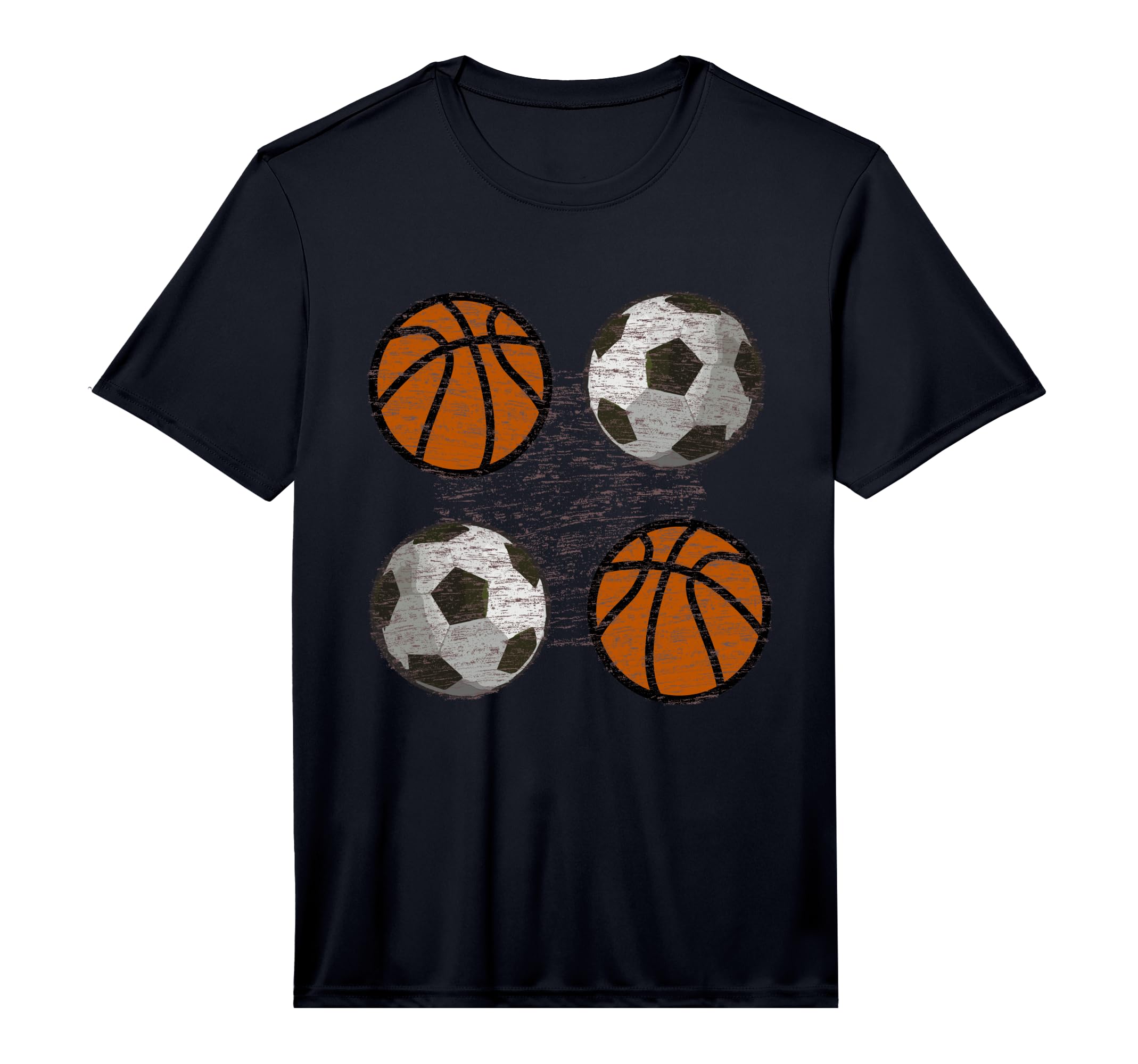 Basketball European Football Soccer T-Shirt - Trendy Graphic Men Women