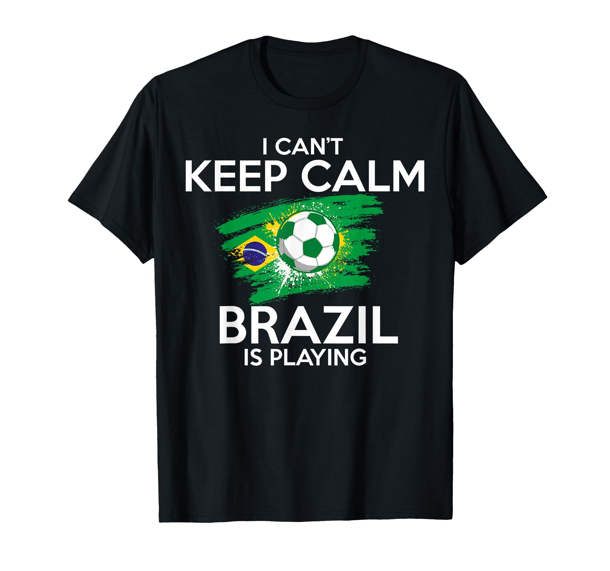 Brazil Soccer Football Game Player T-Shirt - Minimalist Print Men Women