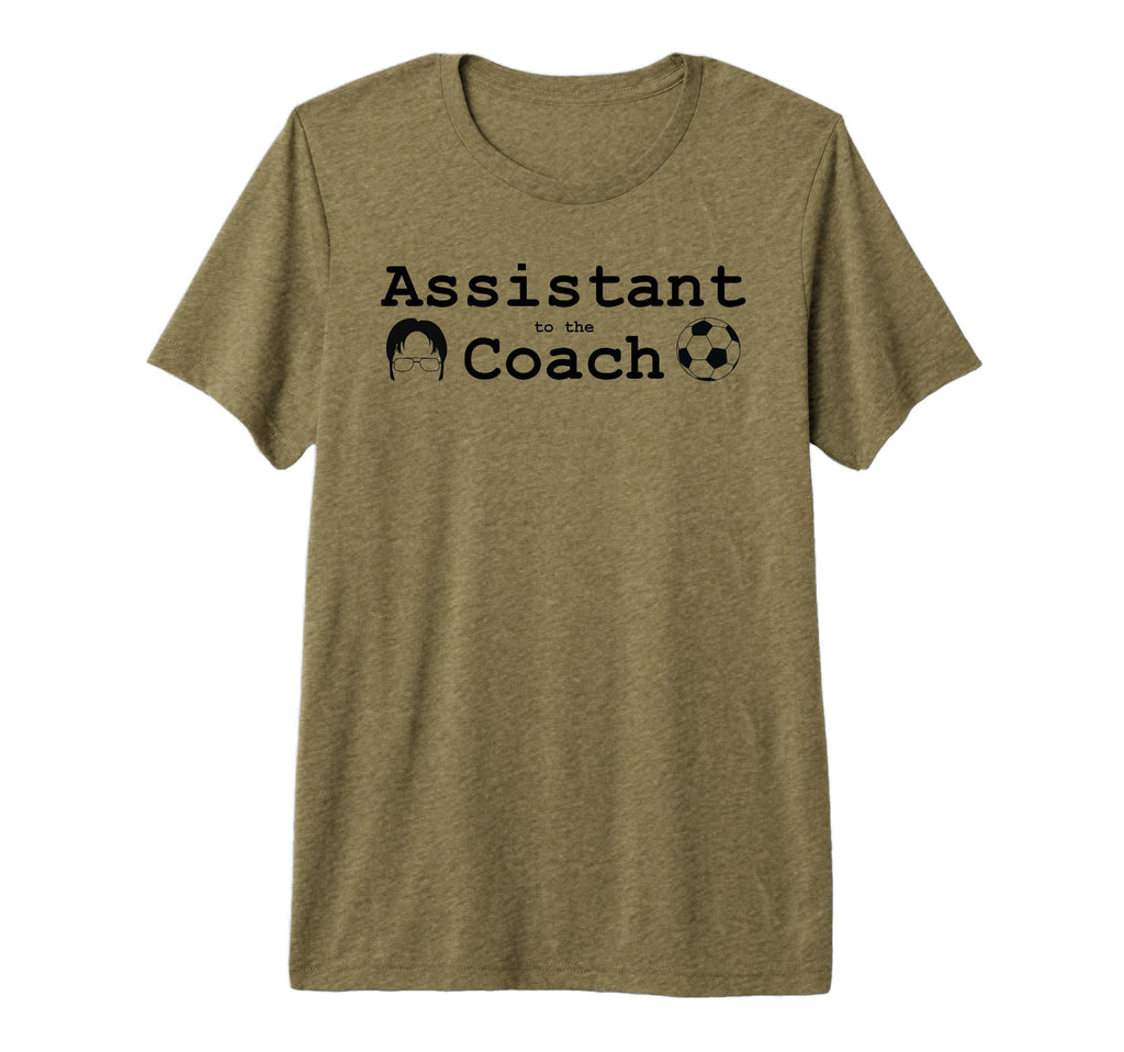 Assistant To Coach Soccer Tri Blend T-Shirt - Trendy Graphic Men Women