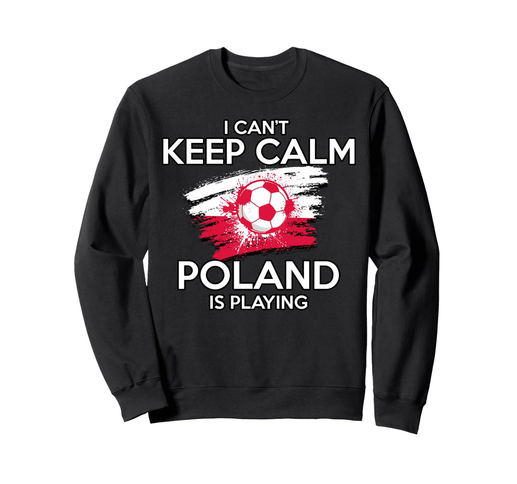 Poland Football Fan Soccer Game Player Sweatshirt - Novelty Apparel Unisex