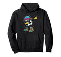 Funny Soccer Ball Dabbing Character Hoodie - Streetwear Style Unisex