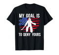 My Goal Field Hockey Goalie Field T-Shirt - Novelty Apparel for Adults