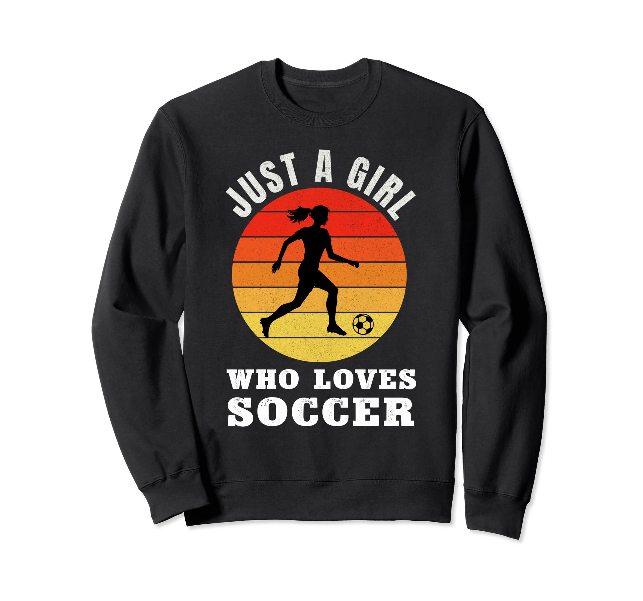 Just Who Loves Soccer Sweatshirt - Custom Art Print Unisex