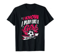 I Know I Play Like Funny Soccer T-Shirt - Casual Everyday Wear for Adults