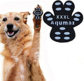 Dog Paw Protector Gripper Traction Pads,Dog Paw Covers,Foot Stickers in Summer Hot/Winter Cold Pavement,Dog Shoes Booties Socks Replacement,12 Sets (48 pcs) XXXL Black