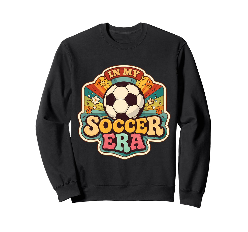 My Soccer Era Groovy Player Coach Sweatshirt - Novelty Apparel Unisex