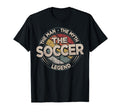 Soccer Legend Soccer Player Soccer T-Shirt - Minimalist Print Unisex