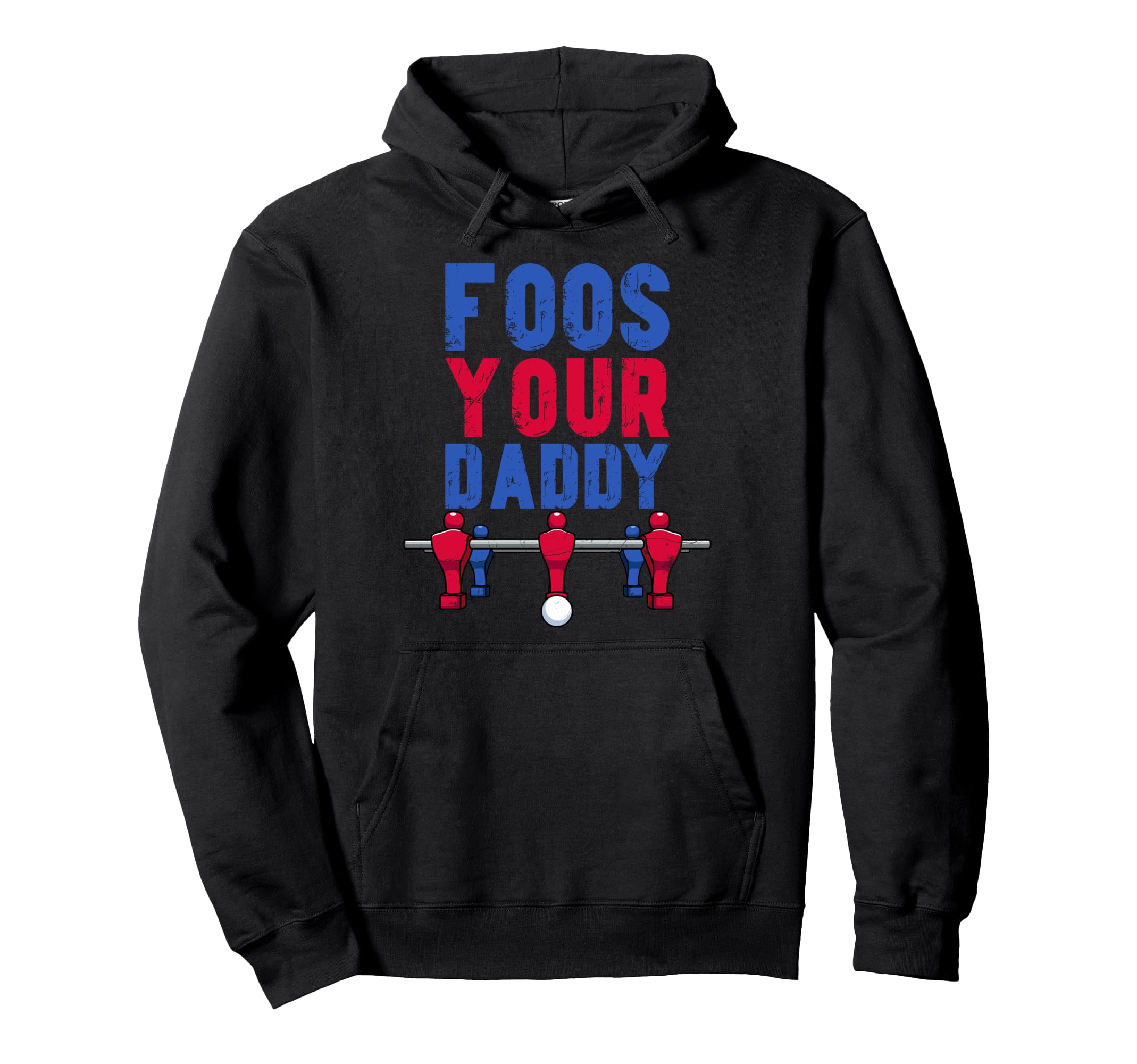 Funny Foosball Table Soccer Dad Foos Hoodie - Graphic Print Unisex