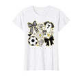 Soccer Mama Mom Preppy Soccer T-Shirt - Casual Everyday Wear Men Women